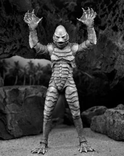 NECA *PRE-ORDER Universal Monsters Ultimate 7 Inch Scale Action Figure - Creature From The Black Lagoon (Black And White) -Toy Hotsale Store 04823 unp 13 scaled 1