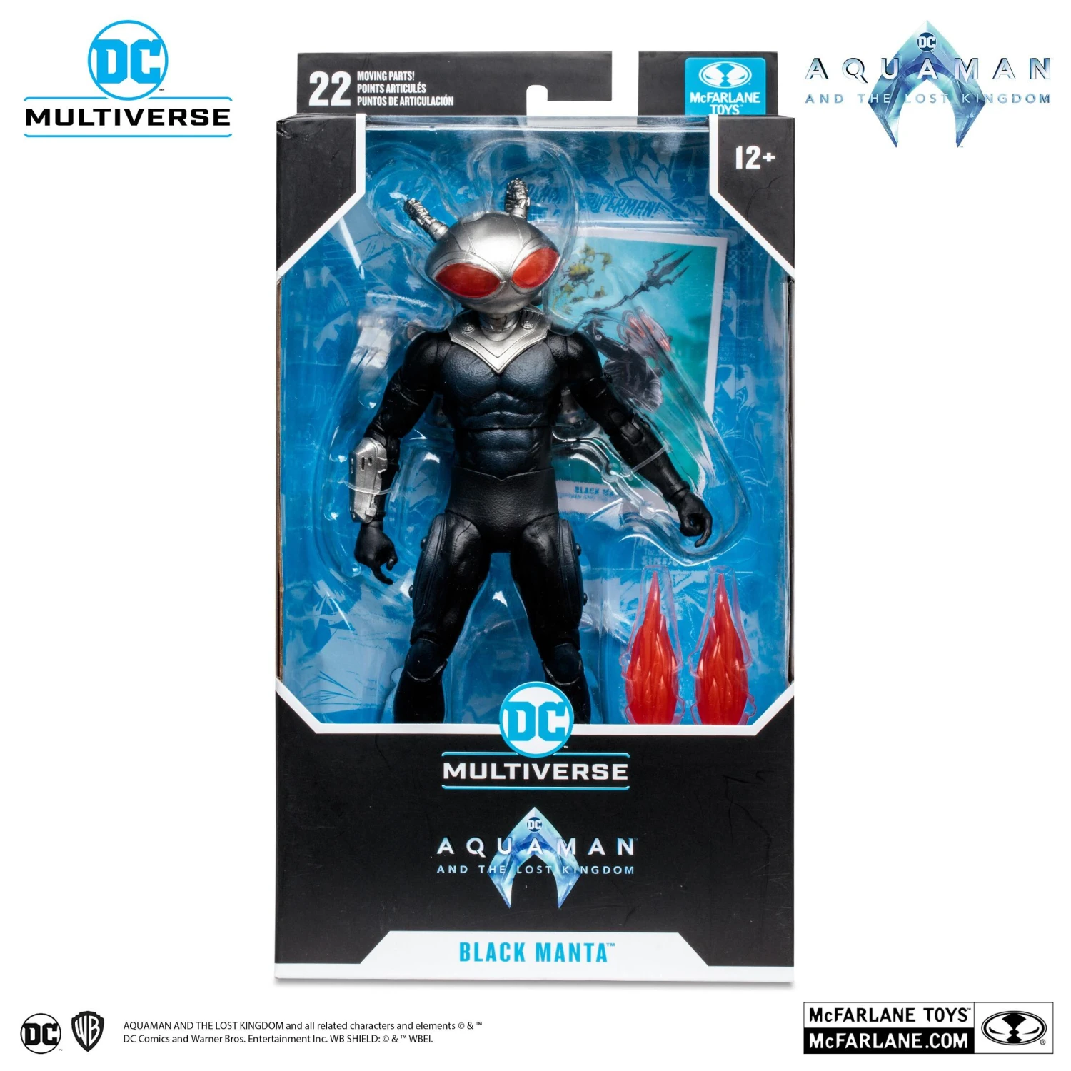 McFarlane DC Multiverse Aquaman 2 Movie 7 Inch Action Figure - Black Manta 4 McFarlane DC Multiverse Aquaman 2 Movie 7 Inch Action Figure - Black Manta - Image 2