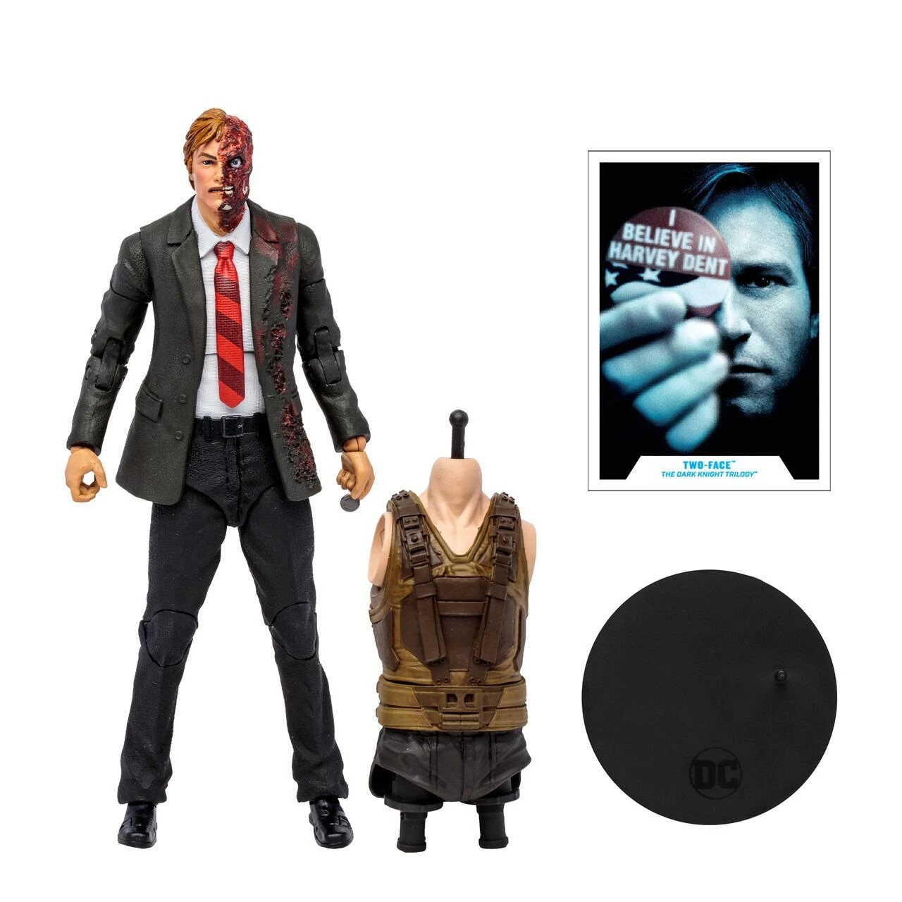 McFarlane *NOT AVAILABLE DC Multiverse Dark Knight Trilogy Action Figure (BAF Bane) - Two-Face 5 McFarlane *NOT AVAILABLE DC Multiverse Dark Knight Trilogy Action Figure (BAF Bane) - Two-Face - Image 3