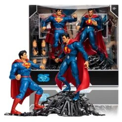 McFarlane DC Multiverse 7 Inch Action Figure 2-pack - Superman Vs Superman Of Earth -3 W/ Atomica