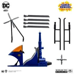 McFarlane *PRE-ORDER DC Direct: Super Powers Vehicle Wave 3 - The Whirly Bat (Batman Aerial Pursuit Copter) -Toy Hotsale Store 15809 02 logos