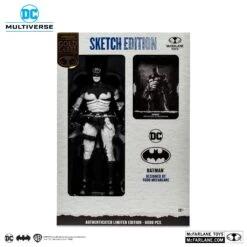 DC Multiverse 7 Inch Action Figure - Batman By Todd McFarlane (Line Art) (Gold Label) -Toy Hotsale Store 17061 10 logos