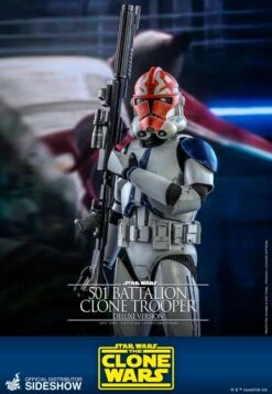 501st Battalion Clone Trooper (Clone Wars) DELUXE Edition- Star Wars Hot Toys Collectibles 1/6 Scale Action Figure -Toy Hotsale Store 501st battalion clone trooper deluxe sixth scale figure by hot t 5