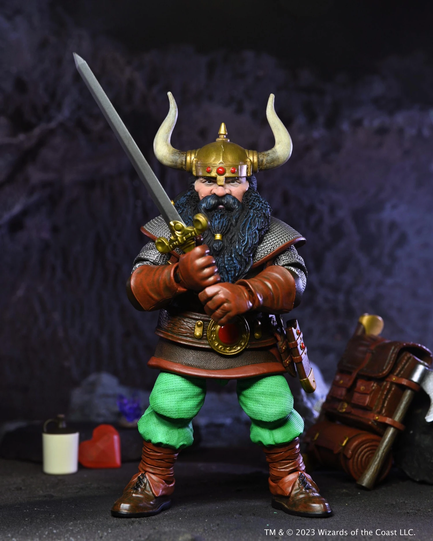 NECA *PRE-ORDER Dungeons & Dragons Ultimate 7 Inch Action Figure - Elkhorn The Good Dwarf 7 NECA *PRE-ORDER Dungeons & Dragons Ultimate 7 Inch Action Figure - Elkhorn The Good Dwarf - Image 5