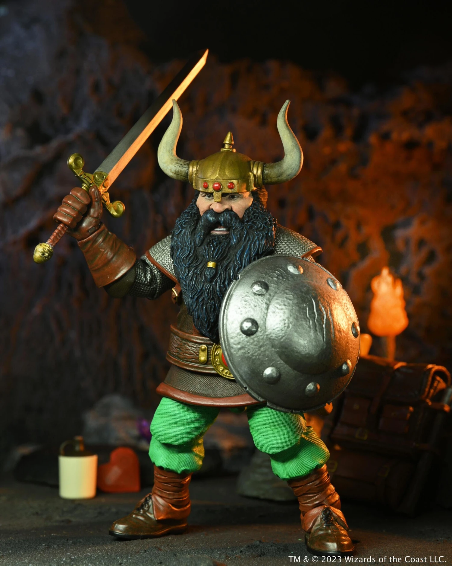 NECA *PRE-ORDER Dungeons & Dragons Ultimate 7 Inch Action Figure - Elkhorn The Good Dwarf 8 NECA *PRE-ORDER Dungeons & Dragons Ultimate 7 Inch Action Figure - Elkhorn The Good Dwarf - Image 6