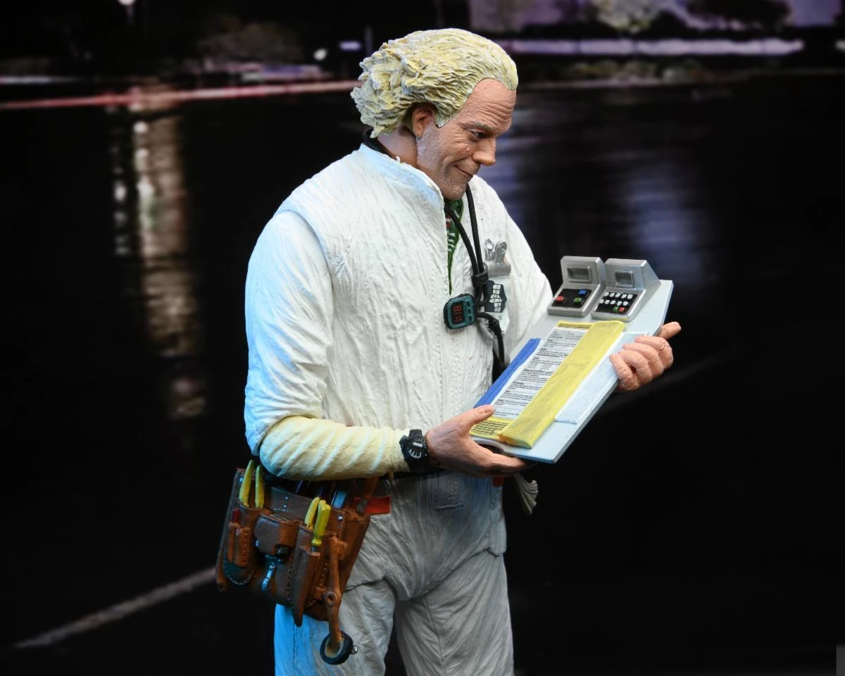 NECA Back To The Future Ultimate 7" Scale Action Figure - Hazmat Suit Doc Brown 8 NECA Back To The Future Ultimate 7" Scale Action Figure - Hazmat Suit Doc Brown - Image 6