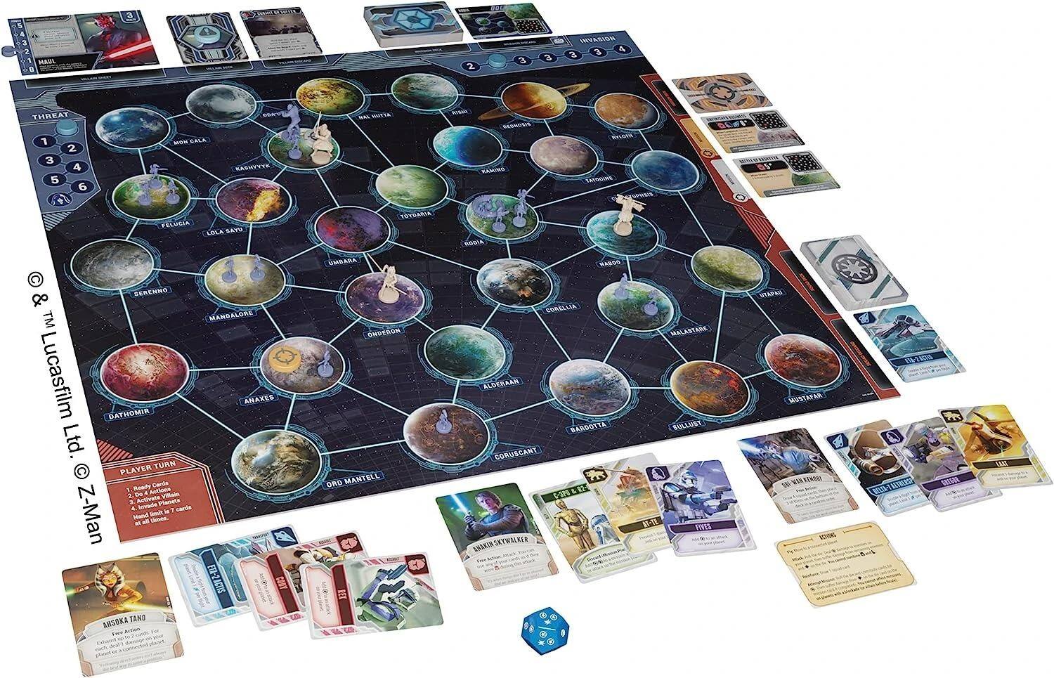 Z-Man Games Pandemic: Star Wars: The Clone Wars Board Game 5 Z-Man Games Pandemic: Star Wars: The Clone Wars Board Game - Image 3