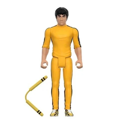 SUPER7 Bruce Lee Reaction Action Figure - Bruce Lee In Jumpsuit 4 SUPER7 Bruce Lee Reaction Action Figure - Bruce Lee In Jumpsuit - Image 2