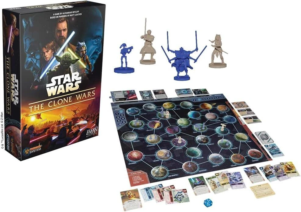 Z-Man Games Pandemic: Star Wars: The Clone Wars Board Game 7 Z-Man Games Pandemic: Star Wars: The Clone Wars Board Game - Image 5