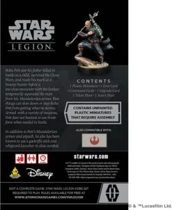 Atomic Mass Games Star Wars Legion: Boba Fett Expansion -Toy Hotsale Store 715tl2hv2 l