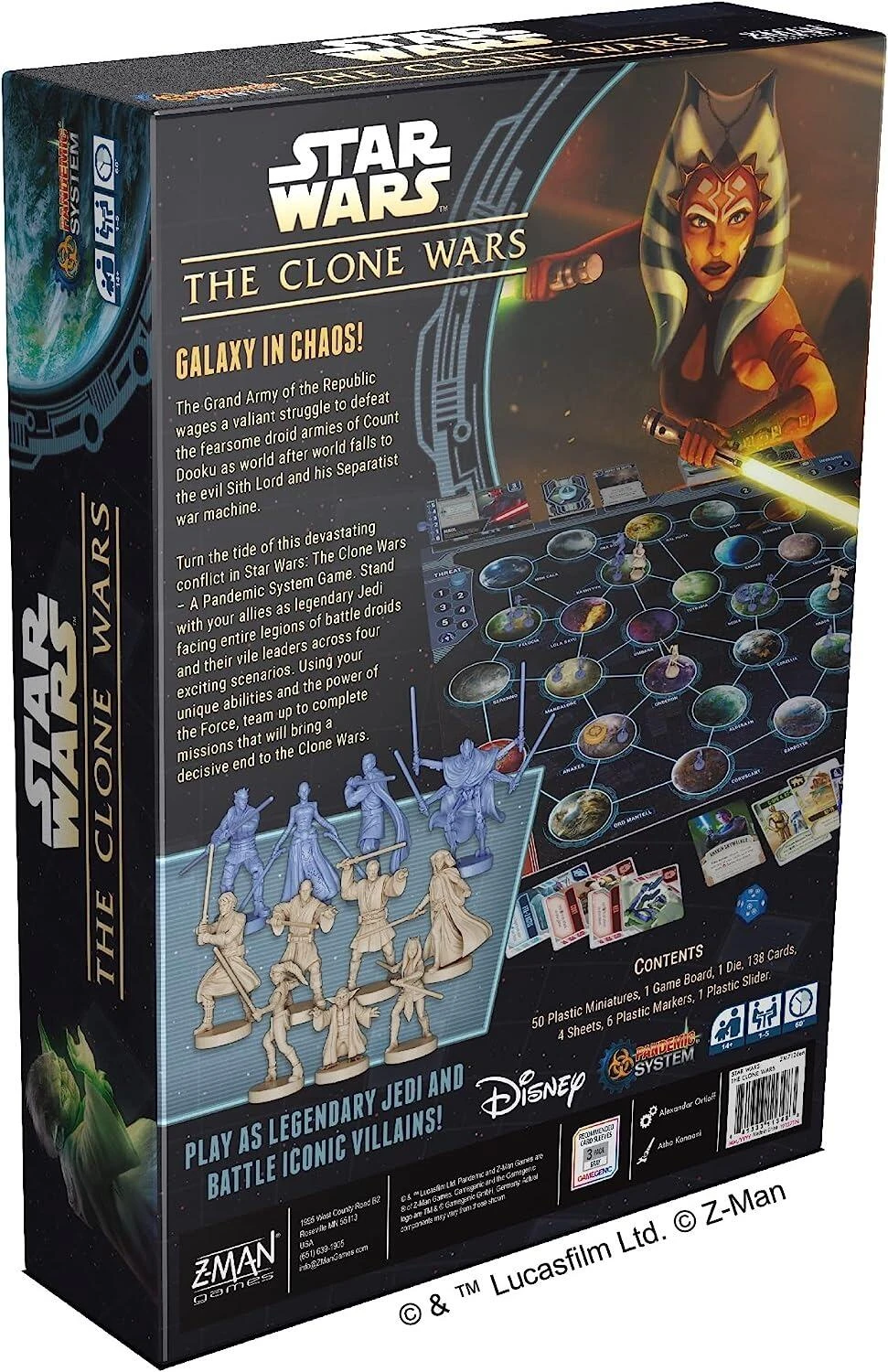 Z-Man Games Pandemic: Star Wars: The Clone Wars Board Game 4 Z-Man Games Pandemic: Star Wars: The Clone Wars Board Game - Image 2