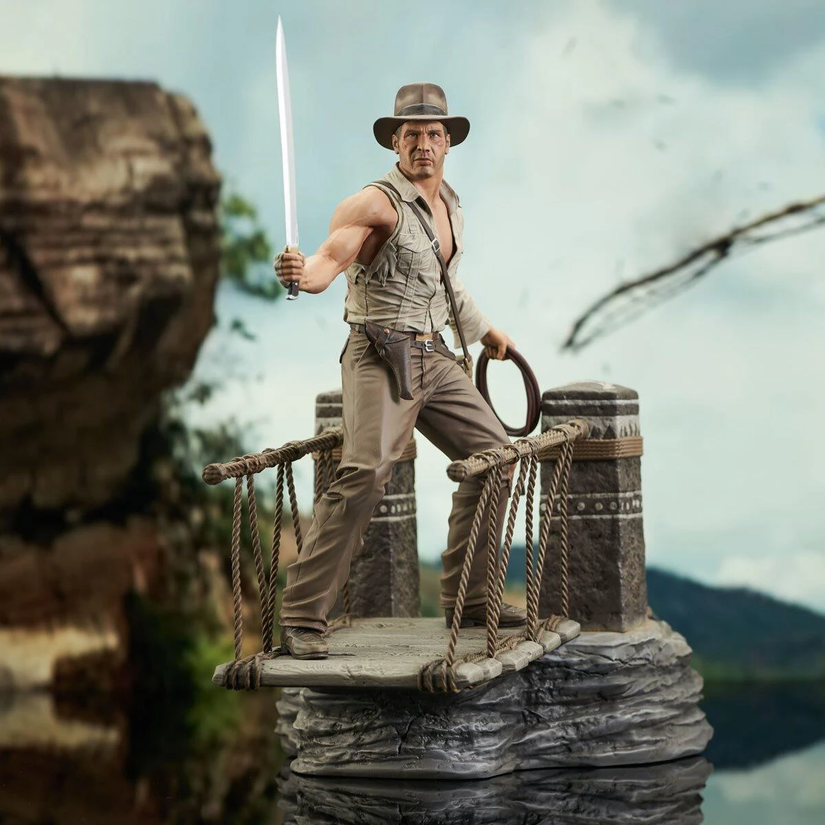 Diamond Select *PRE-ORDER Indiana Jones And The Temple Of Doom - Rope Bridge Deluxe Gallery Statue 3 Diamond Select *PRE-ORDER Indiana Jones And The Temple Of Doom - Rope Bridge Deluxe Gallery Statue