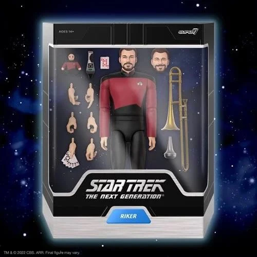 SUPER7 *PRE-ORDER Star Trek: The Next Generation ReAction Ultimates! Action Figure Wave 1 - Commander Riker 4 SUPER7 *PRE-ORDER Star Trek: The Next Generation ReAction Ultimates! Action Figure Wave 1 - Commander Riker - Image 2