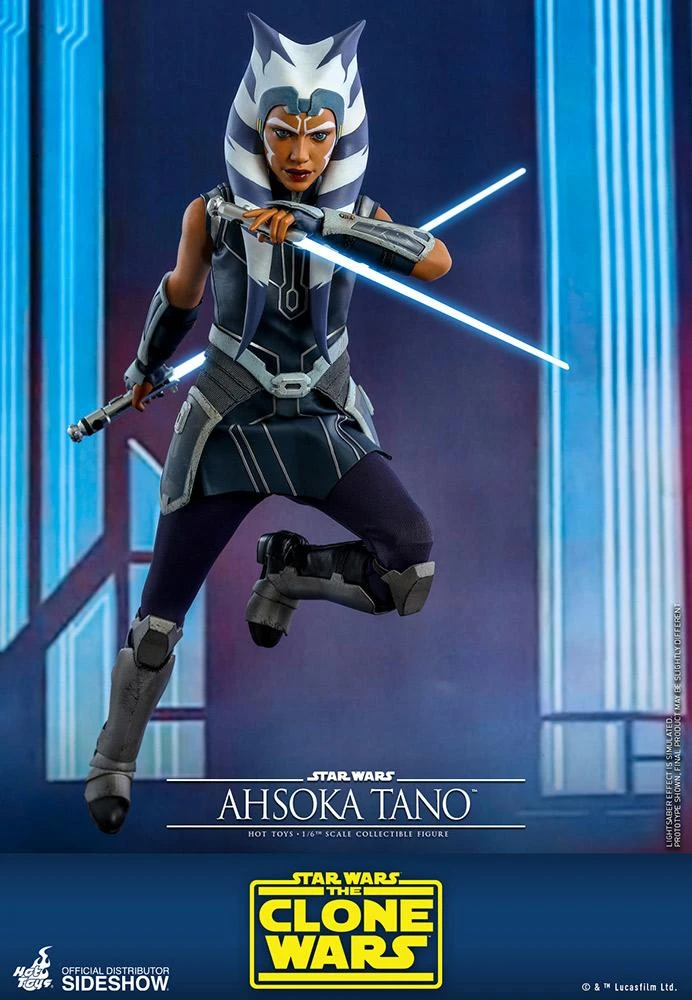 Ahsoka Tano - Star Wars The Clone Wars Hot Toys Collectibles 1/6 Scale Action Figure 5 Ahsoka Tano - Star Wars The Clone Wars Hot Toys Collectibles 1/6 Scale Action Figure - Image 3