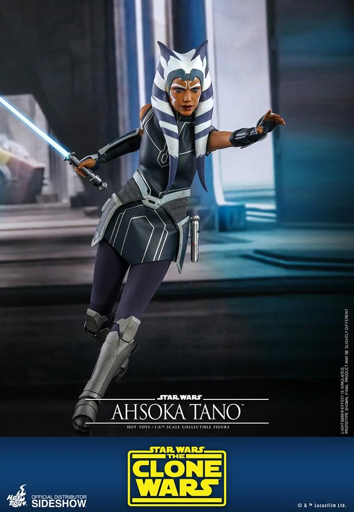 Ahsoka Tano - Star Wars The Clone Wars Hot Toys Collectibles 1/6 Scale Action Figure 7 Ahsoka Tano - Star Wars The Clone Wars Hot Toys Collectibles 1/6 Scale Action Figure - Image 5