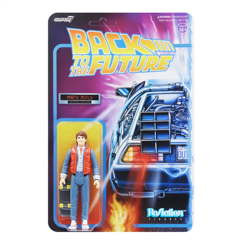 SUPER7 Back To The Future ReAction Action Figure Wave 2 - 80s Marty McFly 3 SUPER7 Back To The Future ReAction Action Figure Wave 2 - 80s Marty McFly