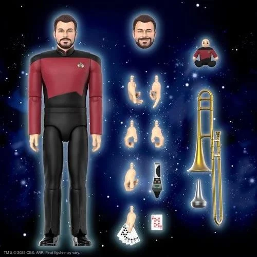 SUPER7 *PRE-ORDER Star Trek: The Next Generation ReAction Ultimates! Action Figure Wave 1 - Commander Riker 3 SUPER7 *PRE-ORDER Star Trek: The Next Generation ReAction Ultimates! Action Figure Wave 1 - Commander Riker