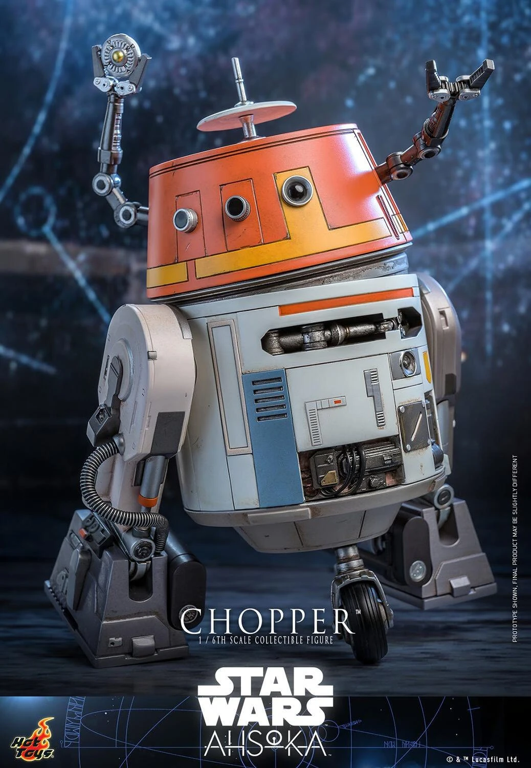 *PRE-ORDER C1-10P Chopper (Ahsoka) - Star Wars Hot Toys Collectibles 1/6 Scale Action Figure 7 *PRE-ORDER C1-10P Chopper (Ahsoka) - Star Wars Hot Toys Collectibles 1/6 Scale Action Figure - Image 5