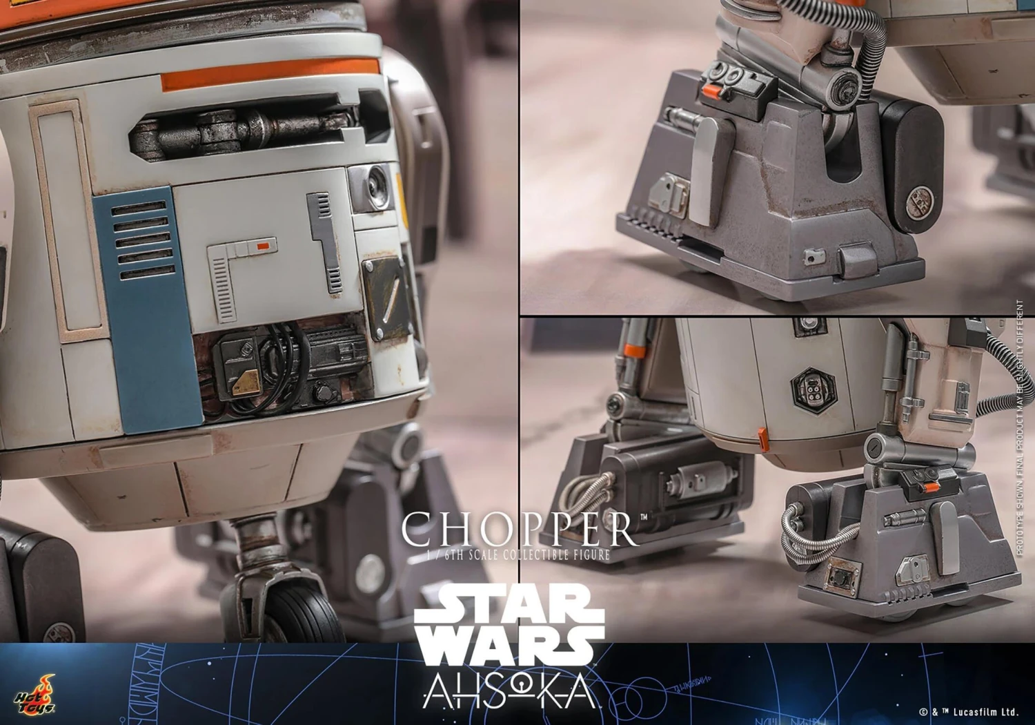 *PRE-ORDER C1-10P Chopper (Ahsoka) - Star Wars Hot Toys Collectibles 1/6 Scale Action Figure 10 *PRE-ORDER C1-10P Chopper (Ahsoka) - Star Wars Hot Toys Collectibles 1/6 Scale Action Figure - Image 8