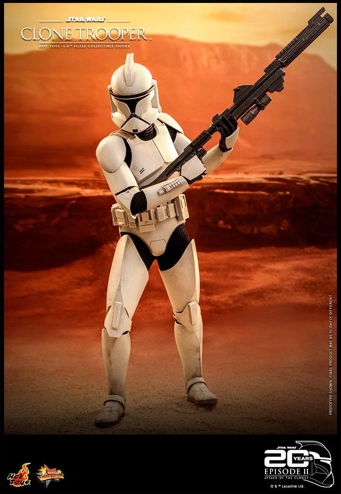 *PRE-ORDER Clone Trooper - Star Wars Attack Of The Clones 20th Anniversary Hot Toys Collectibles 1/6 Scale Action Figure 4 *PRE-ORDER Clone Trooper - Star Wars Attack Of The Clones 20th Anniversary Hot Toys Collectibles 1/6 Scale Action Figure - Image 2