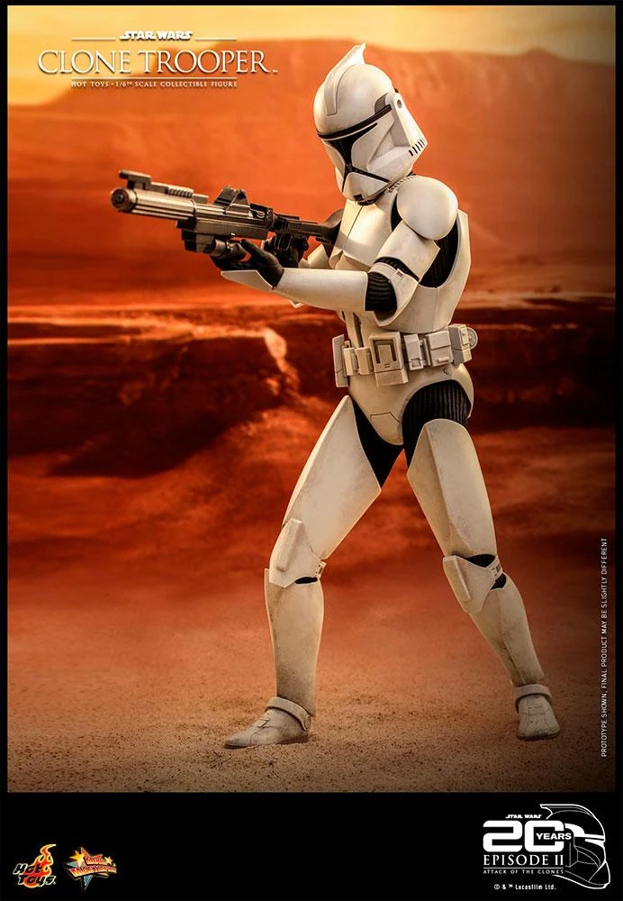 *PRE-ORDER Clone Trooper - Star Wars Attack Of The Clones 20th Anniversary Hot Toys Collectibles 1/6 Scale Action Figure 5 *PRE-ORDER Clone Trooper - Star Wars Attack Of The Clones 20th Anniversary Hot Toys Collectibles 1/6 Scale Action Figure - Image 3