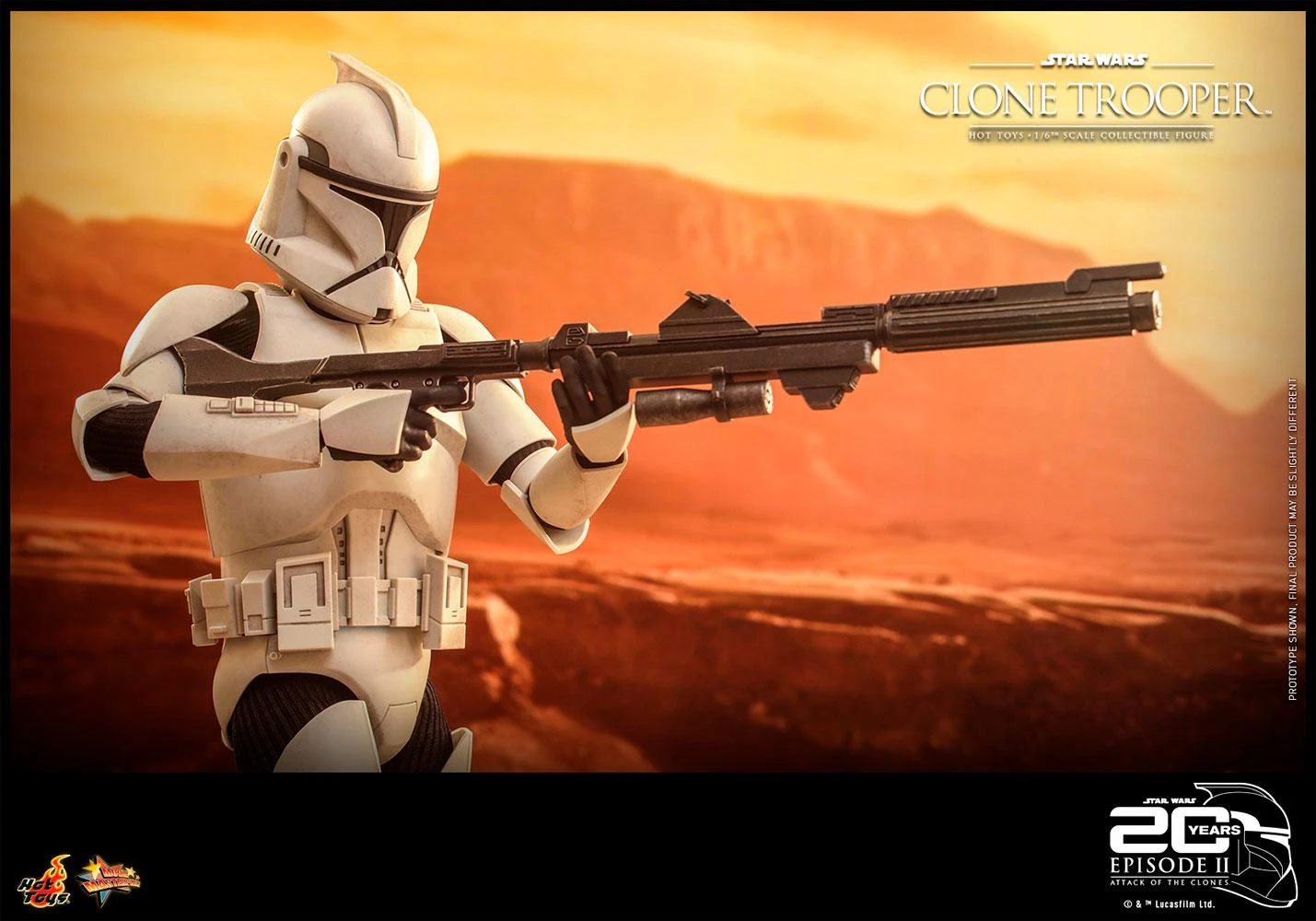 *PRE-ORDER Clone Trooper - Star Wars Attack Of The Clones 20th Anniversary Hot Toys Collectibles 1/6 Scale Action Figure 12 *PRE-ORDER Clone Trooper - Star Wars Attack Of The Clones 20th Anniversary Hot Toys Collectibles 1/6 Scale Action Figure - Image 10