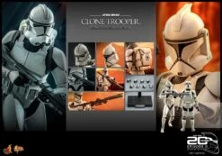 *PRE-ORDER Clone Trooper - Star Wars Attack Of The Clones 20th Anniversary Hot Toys Collectibles 1/6 Scale Action Figure 19 *PRE-ORDER Clone Trooper - Star Wars Attack Of The Clones 20th Anniversary Hot Toys Collectibles 1/6 Scale Action Figure -Toy Hotsale Store clone trooper star wars gallery 627167ae41987