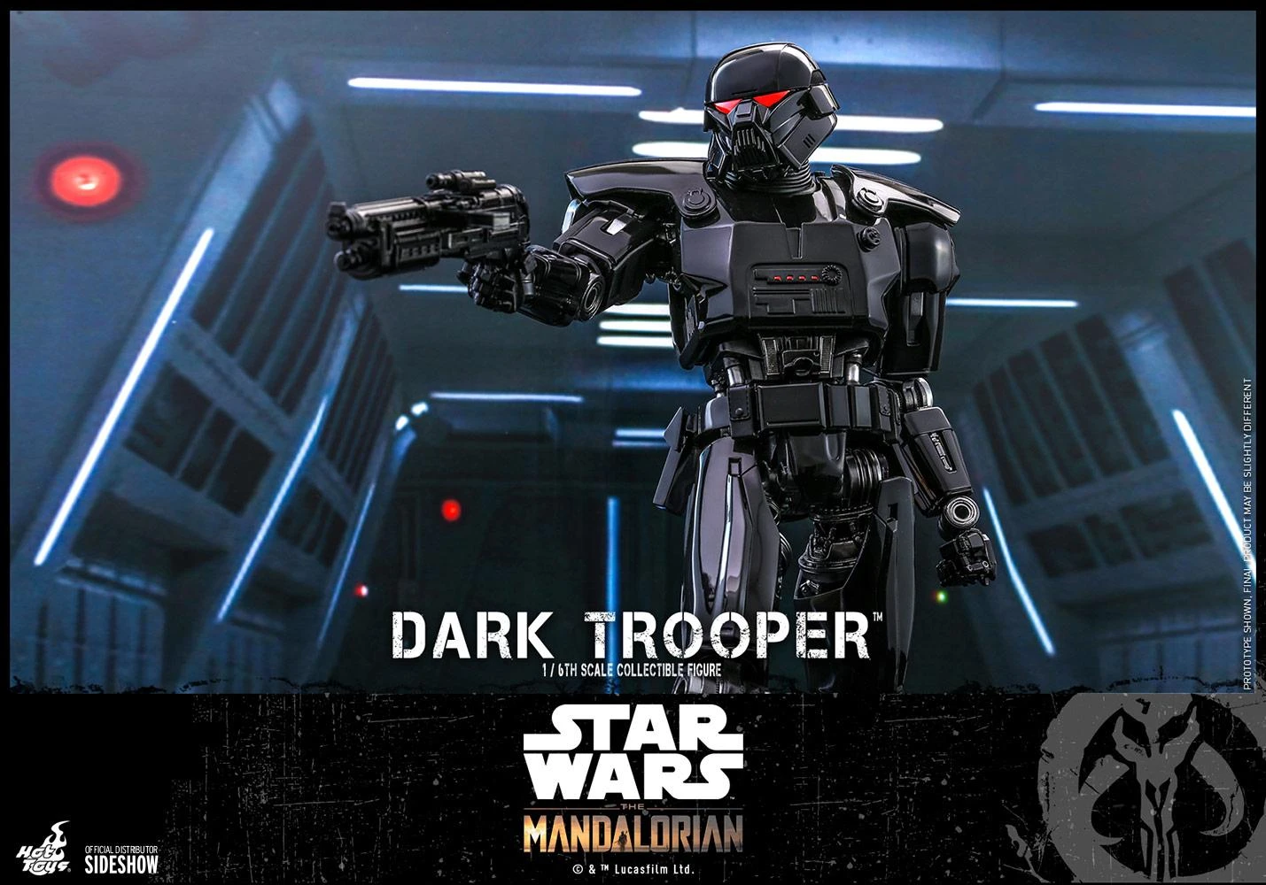 Dark Trooper (The Mandalorian) - Star Wars Hot Toys Collectibles 1/6 Scale Action Figure 9 Dark Trooper (The Mandalorian) - Star Wars Hot Toys Collectibles 1/6 Scale Action Figure - Image 7