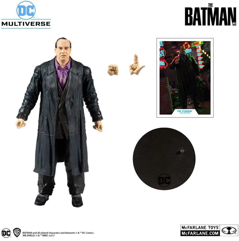 McFarlane DC Batman Movie 7 Inch Action Figure Wave 1 - Penguin 4 McFarlane DC Batman Movie 7 Inch Action Figure Wave 1 - Penguin - Image 2
