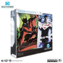 McFarlane *PRE-ORDER DC Collector 7 Inch Action Figure 2 Pack - Batman Beyond Vs Justice Lord Superman -Toy Hotsale Store dcm justice lord batman beyond 16