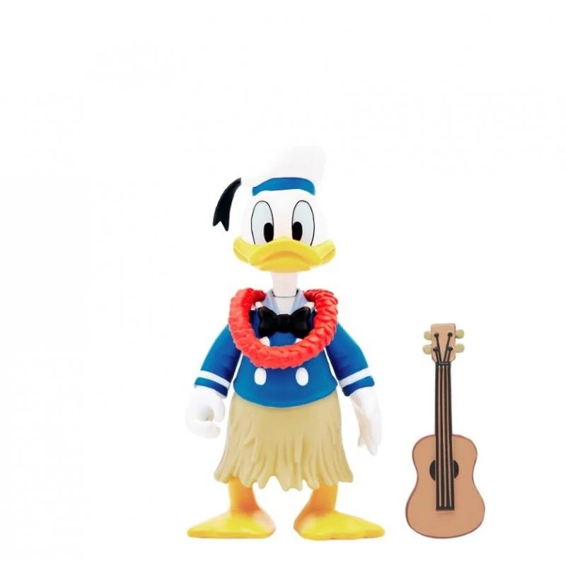 SUPER7 Mickey And Friends Disney ReAction Wave 2 Action Figure - Hawaiian Holiday Donald Duck 4 SUPER7 Mickey And Friends Disney ReAction Wave 2 Action Figure - Hawaiian Holiday Donald Duck - Image 2