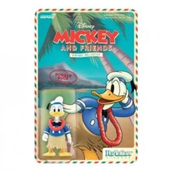 SUPER7 Mickey And Friends Disney ReAction Wave 2 Action Figure - Hawaiian Holiday Donald Duck