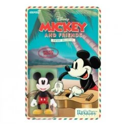 SUPER7 Mickey And Friends Disney ReAction Wave 2 Action Figure - Hawaiian Holiday Mickey Mouse