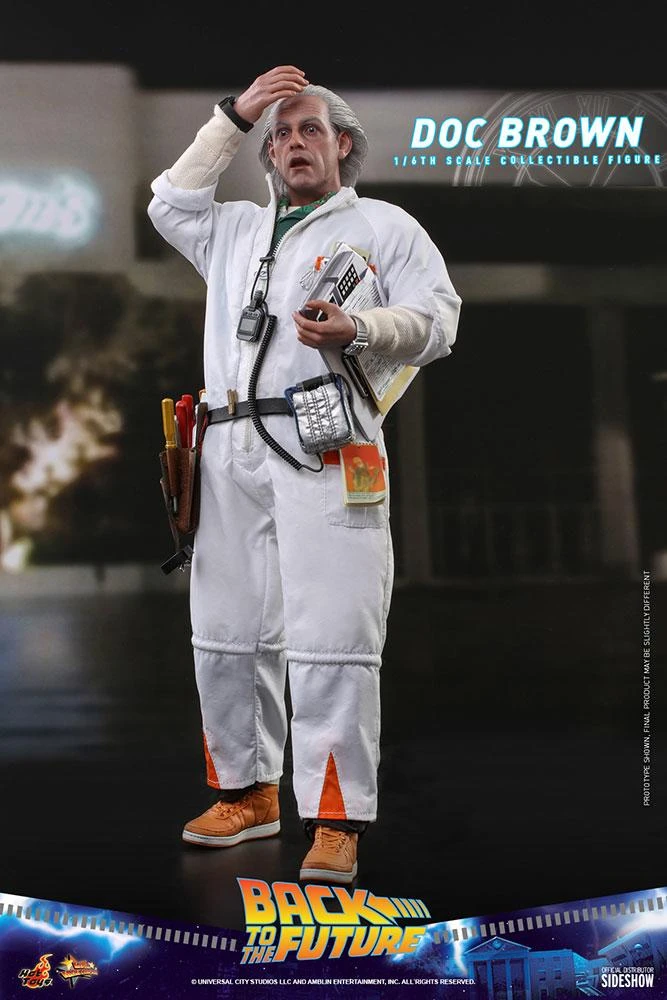 Doc Brown - Back To The Future Hot Toys Collectibles 1/6 Scale Action Figure 4 Doc Brown - Back To The Future Hot Toys Collectibles 1/6 Scale Action Figure - Image 2