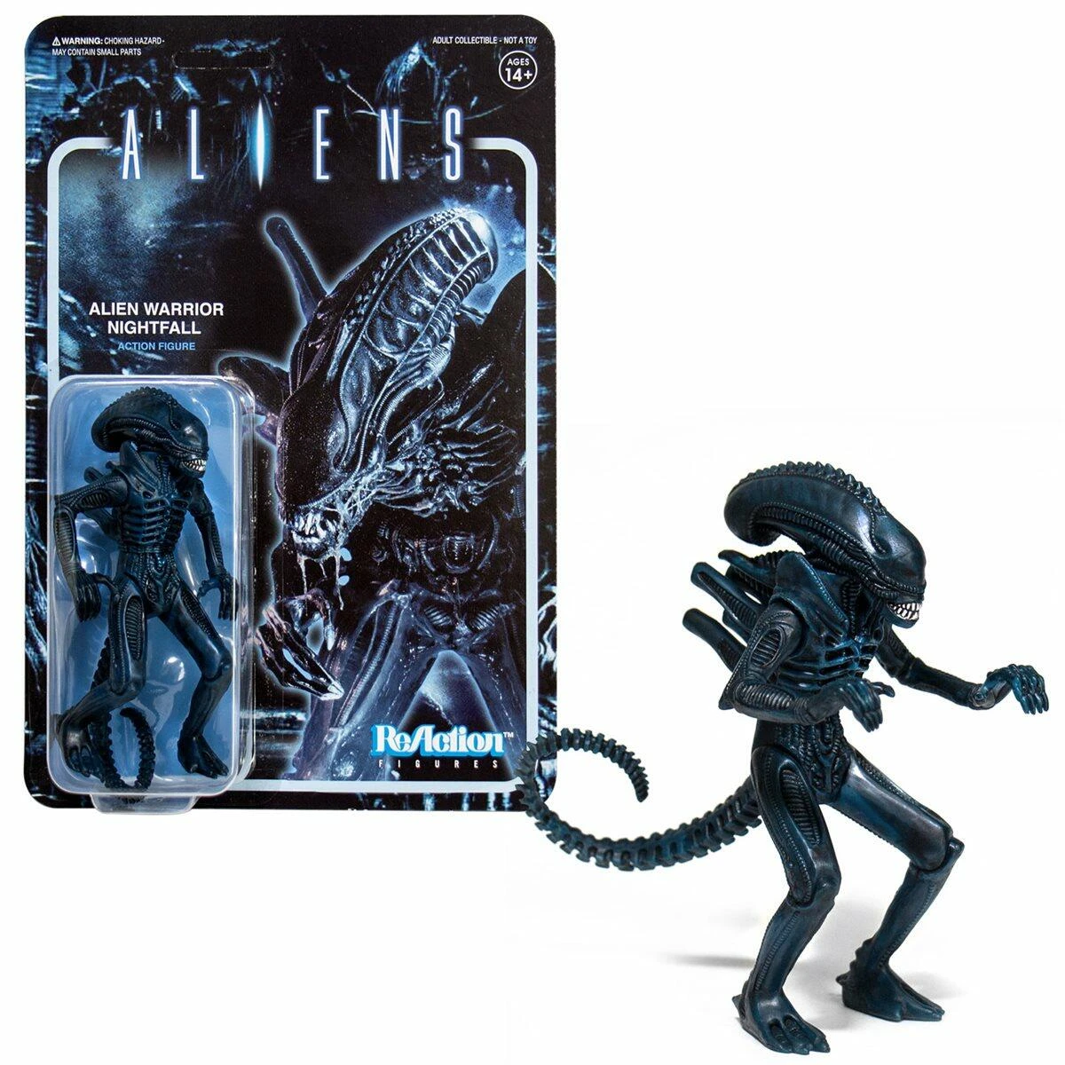 SUPER7 Alien Xenomorph ReAction Action Figure - Alien Warrior (Nightfall) 3 SUPER7 Alien Xenomorph ReAction Action Figure - Alien Warrior (Nightfall)