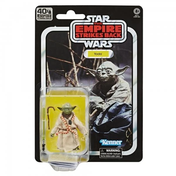 Hasbro Star Wars 40th Anniversary Black Series 6 Inch Action Figure Wave 3 - Yoda 3 Hasbro Star Wars 40th Anniversary Black Series 6 Inch Action Figure Wave 3 - Yoda