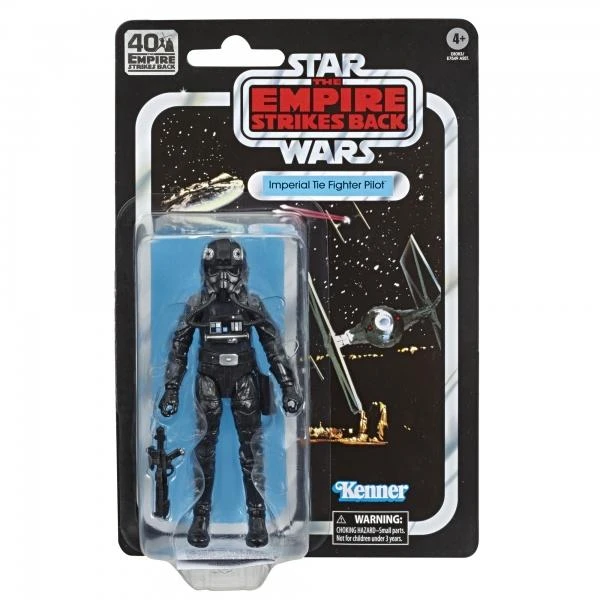 Hasbro Star Wars 40th Anniversary Black Series 6 Inch Action Figure Wave 4 - Tie Pilot 3 Hasbro Star Wars 40th Anniversary Black Series 6 Inch Action Figure Wave 4 - Tie Pilot