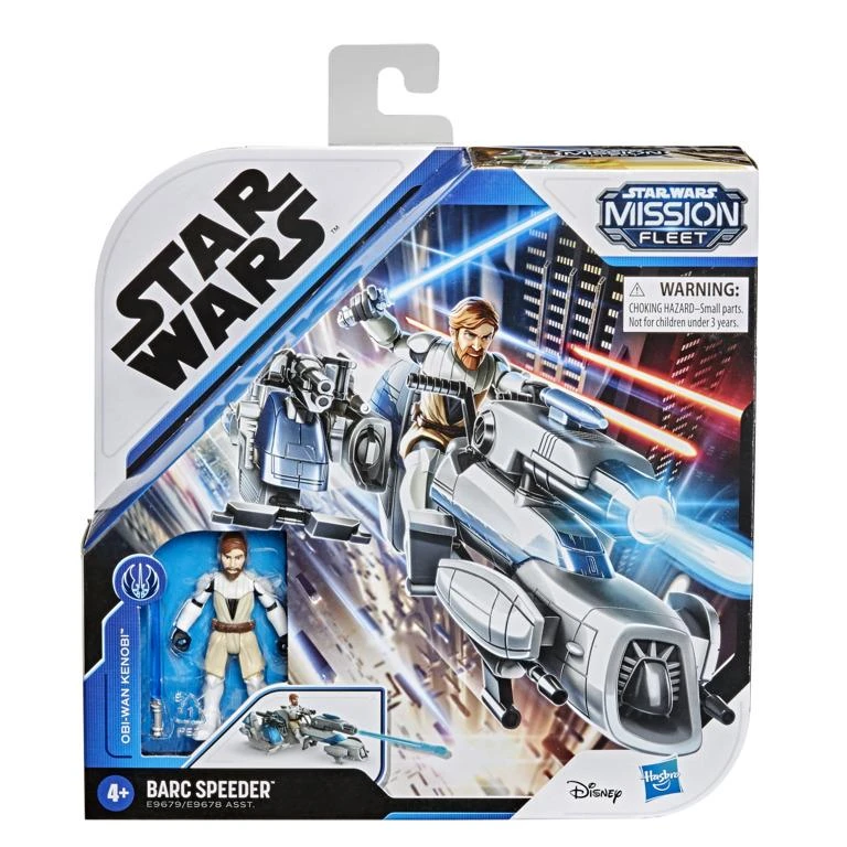 Hasbro Star Wars Mission Fleet Expedition Class Action Figure - Obi-Wan Kenobi With Barc Speeder 4 Hasbro Star Wars Mission Fleet Expedition Class Action Figure - Obi-Wan Kenobi With Barc Speeder - Image 2