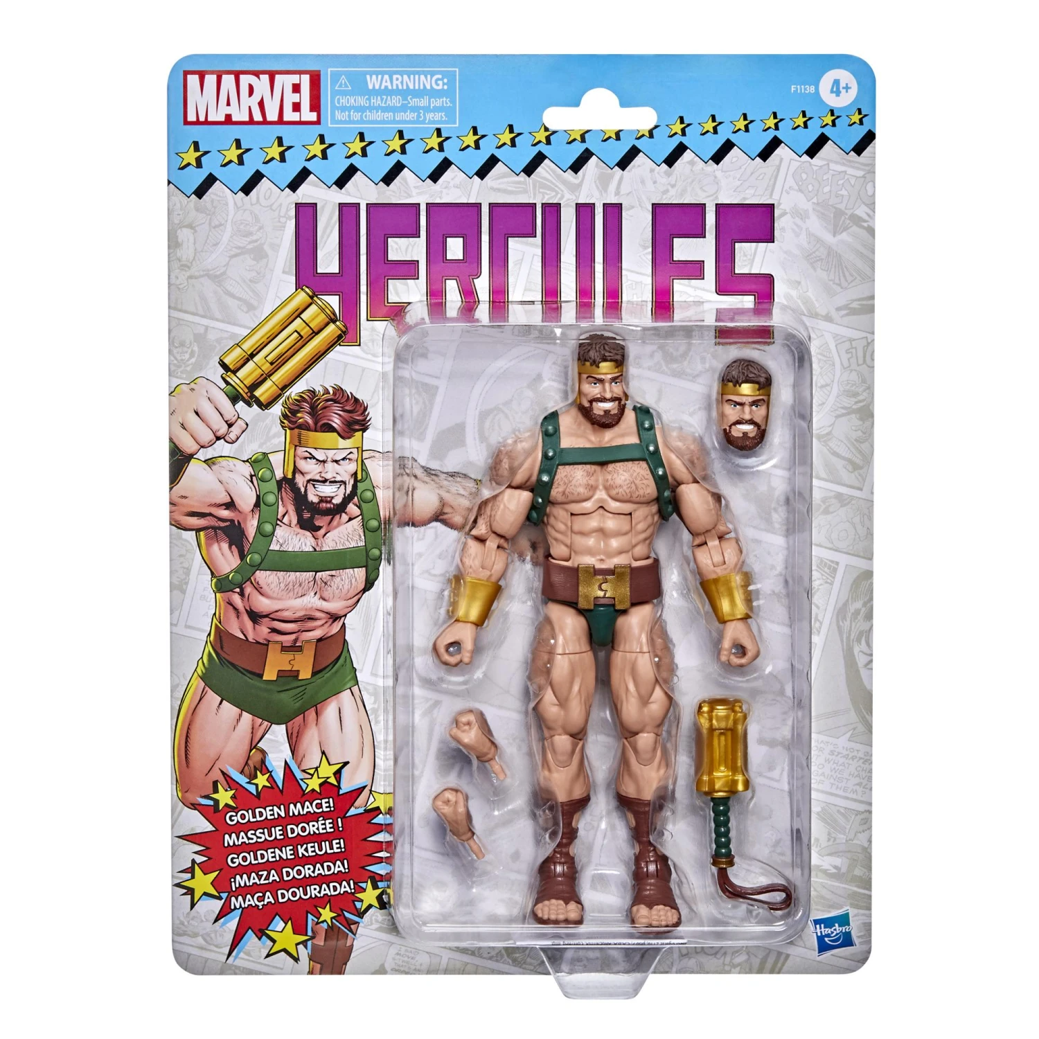 Hasbro MARVEL LEGENDS SERIES 6-INCH RETRO ACTION FIGURE EXCLUSIVE - HERCULES 4 Hasbro MARVEL LEGENDS SERIES 6-INCH RETRO ACTION FIGURE EXCLUSIVE - HERCULES - Image 2