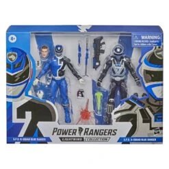 Hasbro Power Rangers Lightning Collection 6-Inch Action Figure Twin Pack - SPD B-Squad Blue Ranger Vs A-Squad Blue Ranger