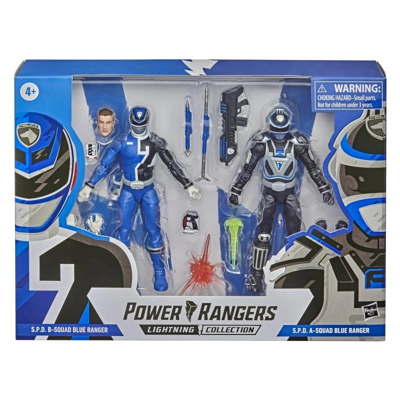 Hasbro Power Rangers Lightning Collection 6-Inch Action Figure Twin Pack - SPD B-Squad Blue Ranger Vs A-Squad Blue Ranger 3 Hasbro Power Rangers Lightning Collection 6-Inch Action Figure Twin Pack - SPD B-Squad Blue Ranger Vs A-Squad Blue Ranger