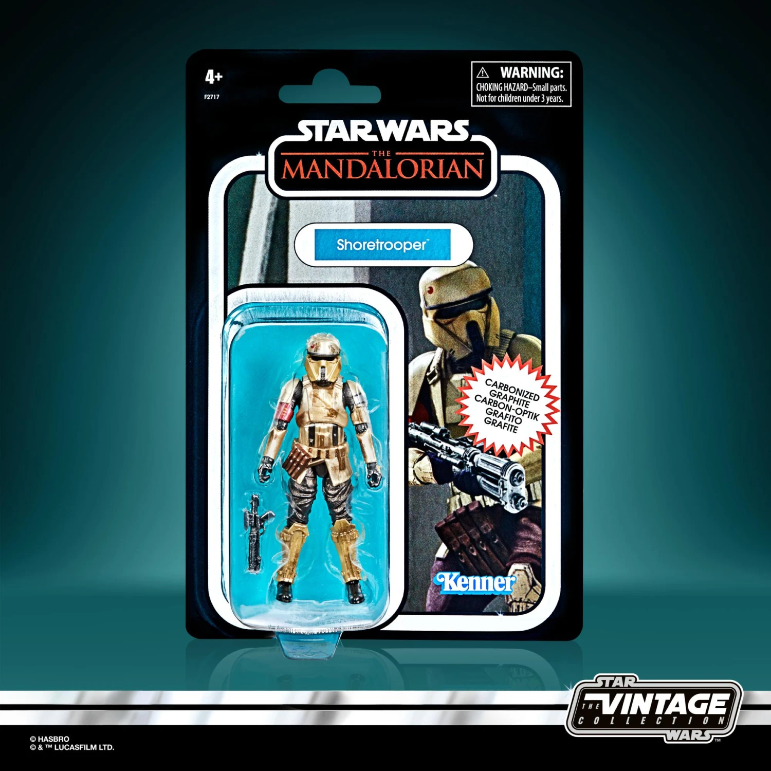 Hasbro Star Wars The Vintage Carbon Collection Exclusive 3.75-Inch Action Figure Wave 2 - Shoretrooper (Carbonized) 3 Hasbro Star Wars The Vintage Carbon Collection Exclusive 3.75-Inch Action Figure Wave 2 - Shoretrooper (Carbonized)
