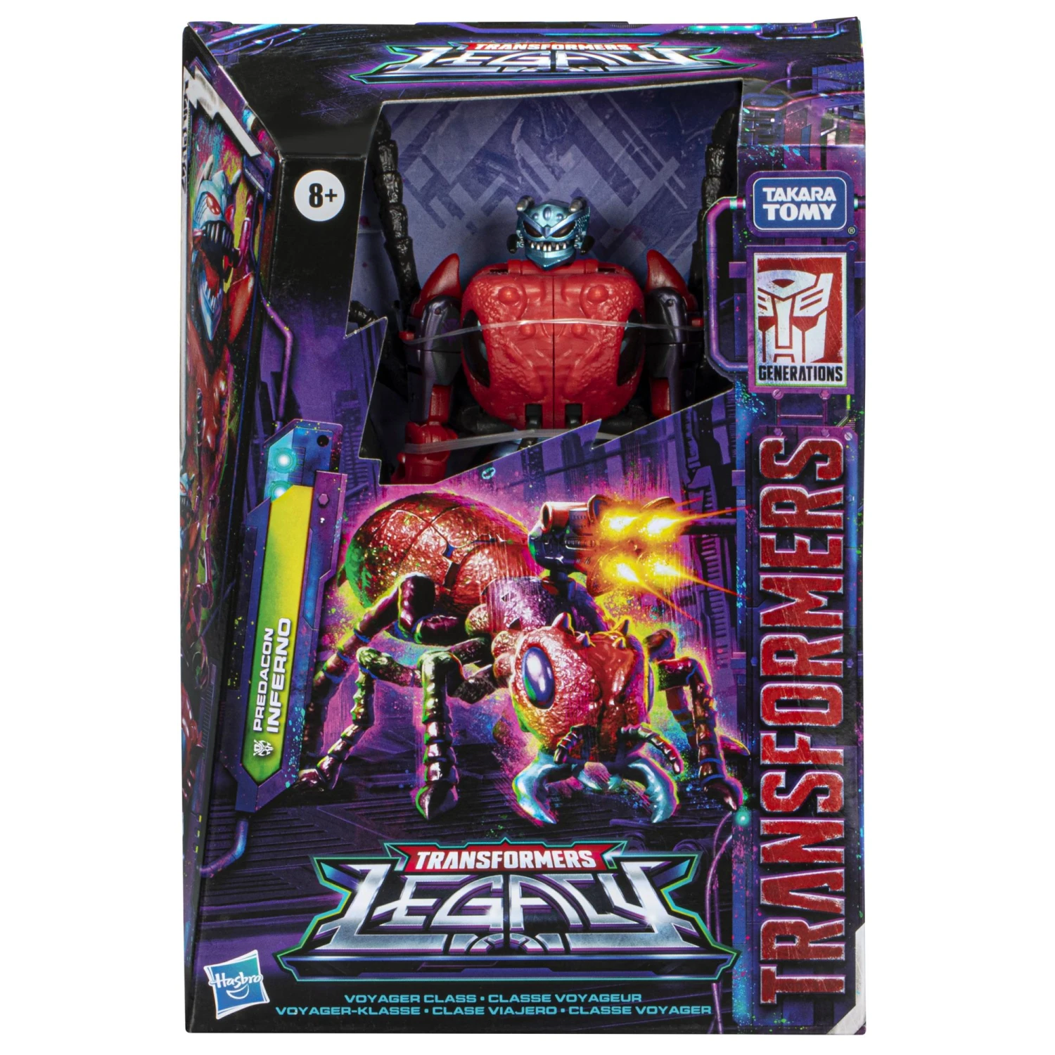 Hasbro Transformers Generations Legacy Voyager Action Figure - Predacon Inferno 4 Hasbro Transformers Generations Legacy Voyager Action Figure - Predacon Inferno - Image 2