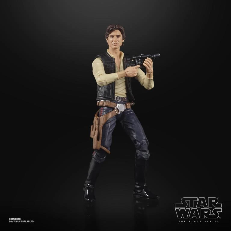 Hasbro Star Wars Black Series 50th Anniversary Power Of The Force Action Figure - Han Solo 9 Hasbro Star Wars Black Series 50th Anniversary Power Of The Force Action Figure - Han Solo - Image 7