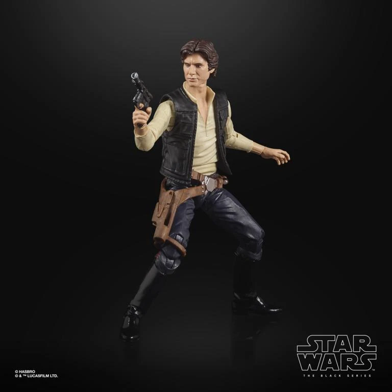Hasbro Star Wars Black Series 50th Anniversary Power Of The Force Action Figure - Han Solo 7 Hasbro Star Wars Black Series 50th Anniversary Power Of The Force Action Figure - Han Solo - Image 5