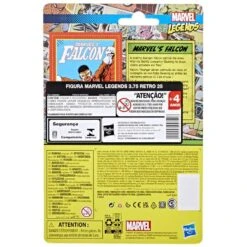 Hasbro Marvel Universe Retro 3.75 Inch Action Figure Wave 5 - Marvel's Falcon -Toy Hotsale Store f3808xb00 5010993947546 back 22 s