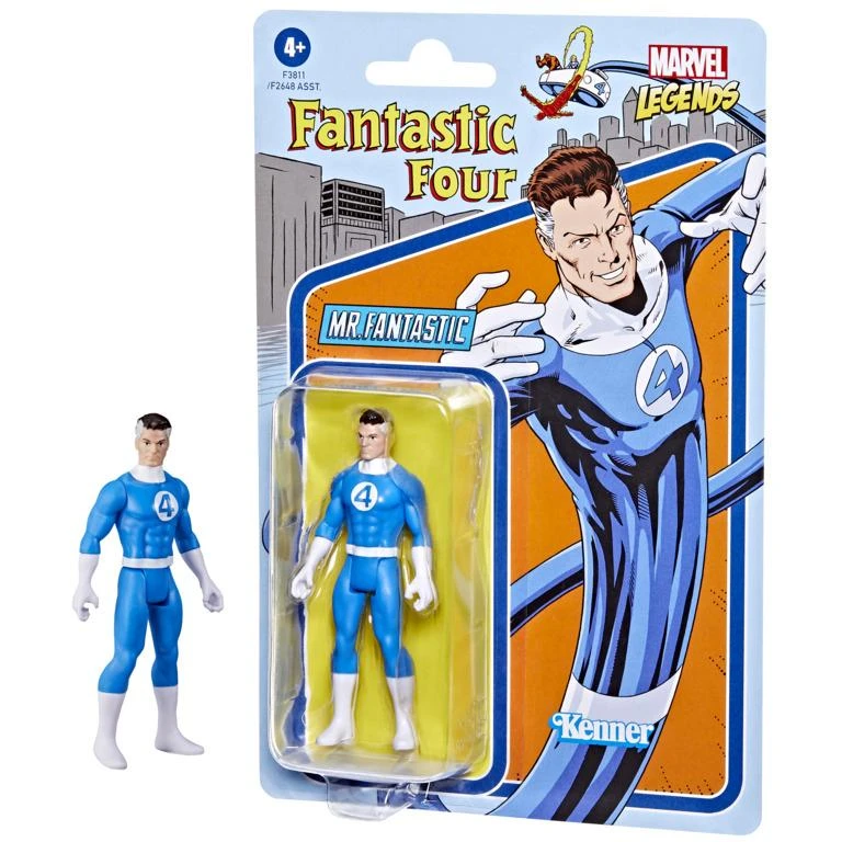 Hasbro Marvel Universe Retro 3.75 Inch Action Figure Wave 5 - Mr Fantastic 3 Hasbro Marvel Universe Retro 3.75 Inch Action Figure Wave 5 - Mr Fantastic