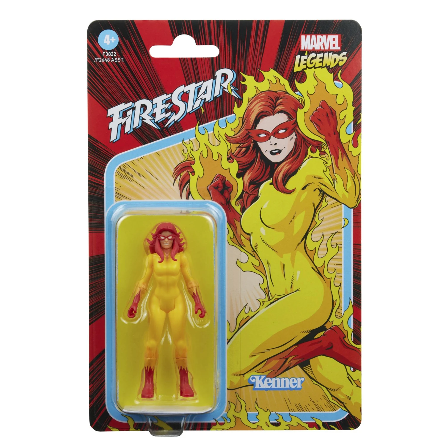 Hasbro Marvel Universe Retro 3.75 Inch Action Figure Wave 7 - Firestar 3 Hasbro Marvel Universe Retro 3.75 Inch Action Figure Wave 7 - Firestar