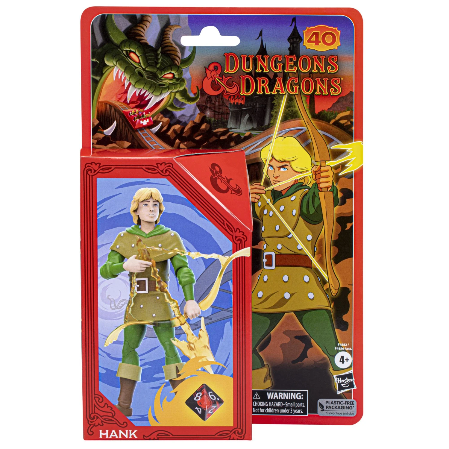 Hasbro Dungeons & Dragons Cartoon Classics 6-Inch-Scale Action Figure - Hank The Ranger 4 Hasbro Dungeons & Dragons Cartoon Classics 6-Inch-Scale Action Figure - Hank The Ranger - Image 2