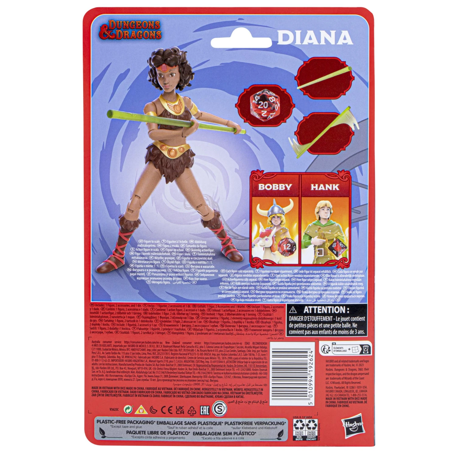 Hasbro Dungeons & Dragons Cartoon Classics 6-Inch-Scale Action Figure - Diana The Acrobat 5 Hasbro Dungeons & Dragons Cartoon Classics 6-Inch-Scale Action Figure - Diana The Acrobat - Image 3